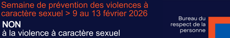Semaine de prévention des violences à caractère sexuel